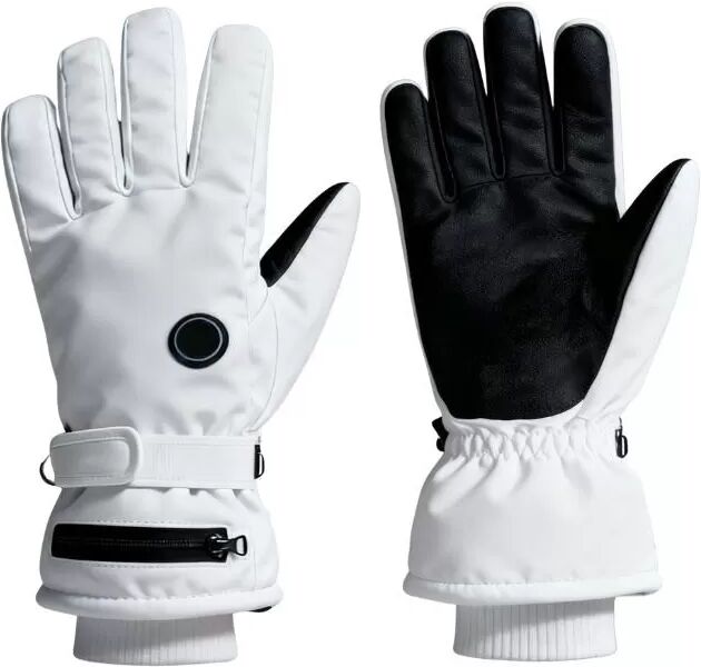 INF Wiederaufladbare beheizbare Touchscreen-Handschuhe für winterliche Outdoor-Aktivitäten (4-8 Stunden Akkulaufzeit) Weiß