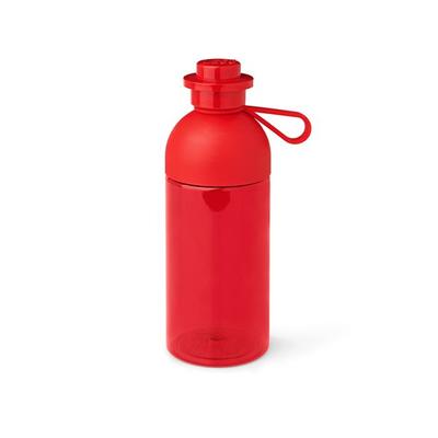 LEGO® Trinkflasche Transparent Rot