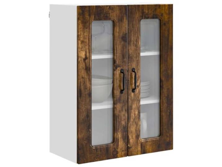 KTHLBRH Küchenschrank 60 x 31 x 80 cm aus mehrschichtigem Holz, 2 Türen 3 Ablagen innen, viel Platz für Werkzeug, Montage erforderlich, max. Gewicht 60 kg