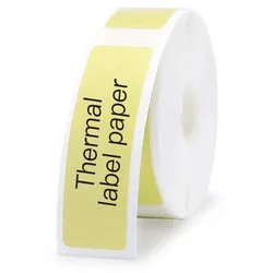 NIIMBOT Etikettenrolle für Etikettendrucker 12,0 x 40,0 mm, gelb