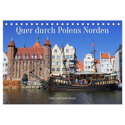 Quer durch Polens Norden (Tischkalender 2026 DIN A5 quer), CALVENDO Monatskalender