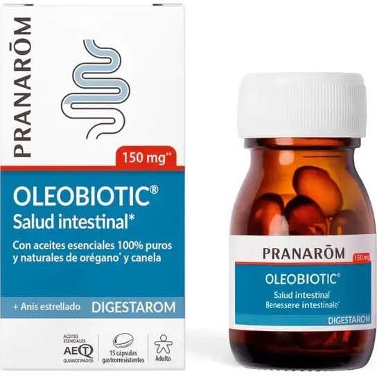 Pranarôm Digestarom Oleobiotic Salud Intestinal 15caps