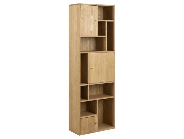 möbelando Regal >Rangoon< in natürlich - 60,5x180x30cm (BxHxT)