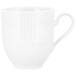 Seltmann Kaffeebecher Amina 3tlg. Porzellan Weiß