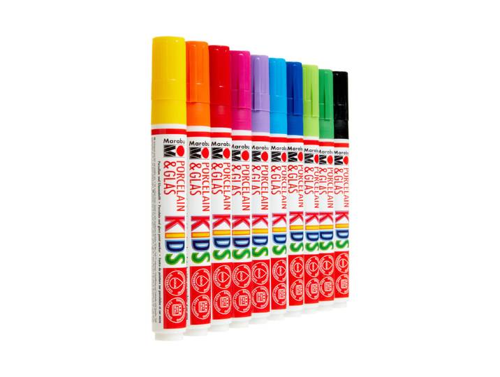 Marabu Porzellan- und Glas Kids 10 Stifte