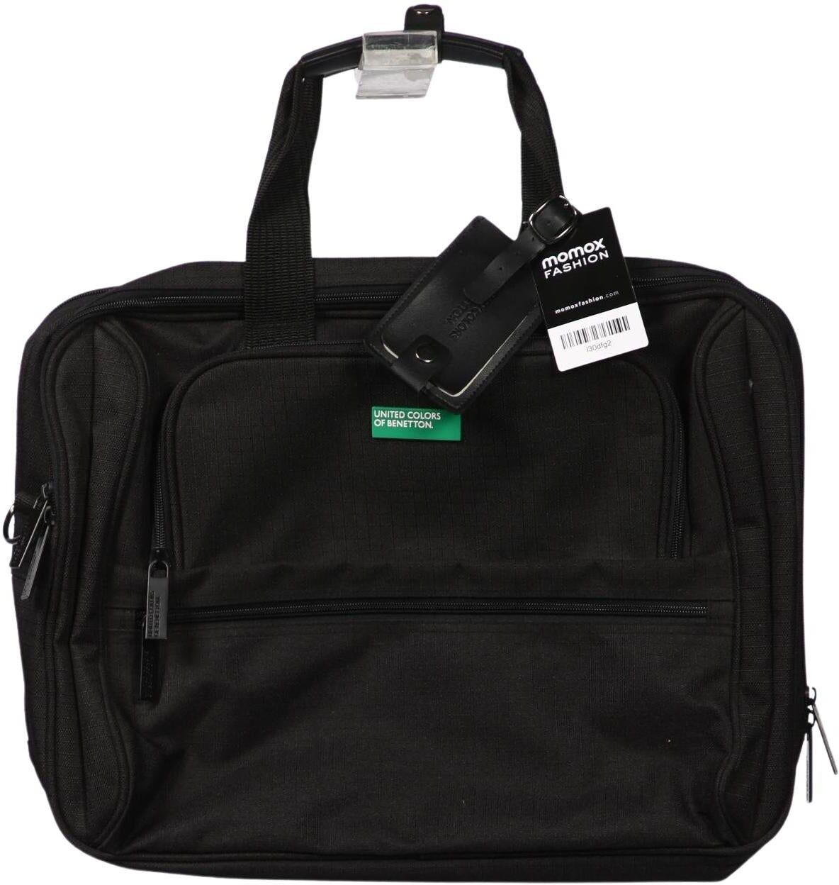 United Colors OF Benetton Herren Tasche, Schwarz, Synthetik - Second Hand