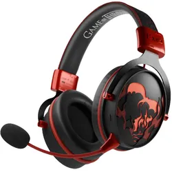 Lexip PIXMINDS X GAME OF THRONES Dragon Headset, X (Kabelgebunden, Kabellos), Gaming Headset, Gold, Rot, Schwarz