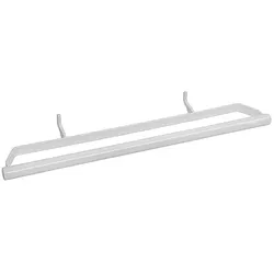 Brillantbad BAWELL Heizkörperhandtuchhalter Stahl Polyamid Komaxit Weiß 140x610x48 mm für Bad & Küche >> zum Einhängen
