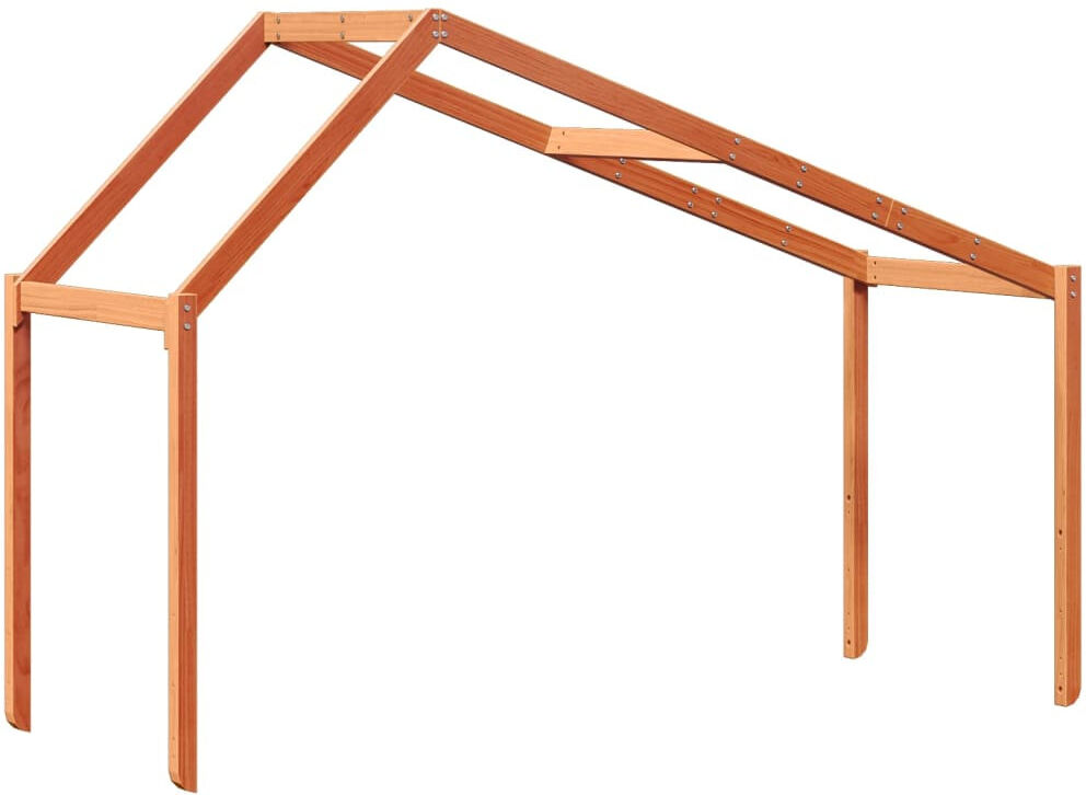 Harriet Bee Pyron Bunk Bed Accessories Wax Brown 144.5cm H x 213cm L x 95.5cm W