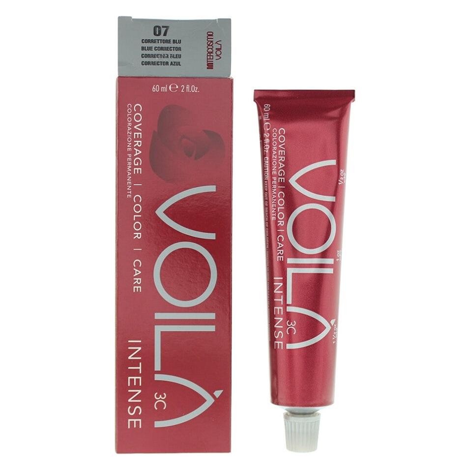 Subrina Intercosmo, Voila 3C Intense, Permanente Haarfarbe, 07N Blue Corrector, 60 ml (60 Blau) (76227646)