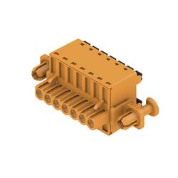 Weidmüller RJ45M R1D 3.3N4G/Y RL Leiterplattensteckverbinder RJ45-Übertragerbuchse, THT/THR-Lötanschluss, Schirmung: Ja, LED: Ja, Gold über Nickel, Tape 2862920000