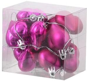 Inspire Essentials Romantic Heart Ball Ornament Hanging Valentine Decor Gift purple