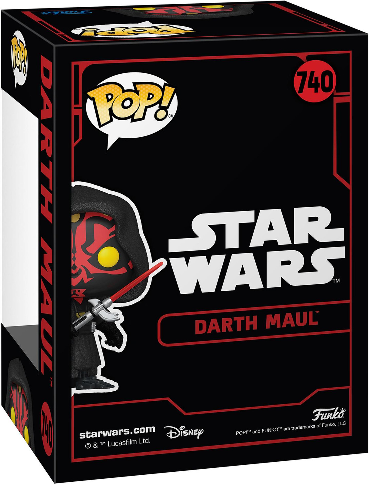 Funko Star Wars The Dark Side POP! Vinyl Figuur Darth Maul, 9 cm
