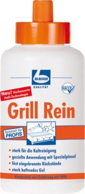 Grillreiniger Dr. Becher, gegen Verkrustungen, Fett- und Bratrückstände, Kaltreinigung, 1 l in Flasche mit Spezialpinsel