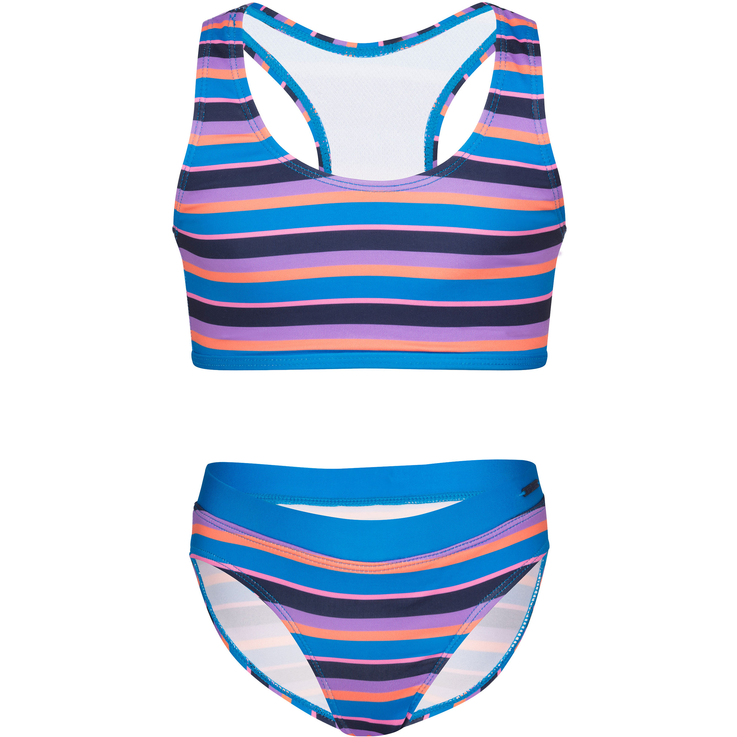 Trollkids Kvalvika Bikini Kinder Bikinis blau Größe 122 Lifestyle | Surfen/ SUP Elastisch