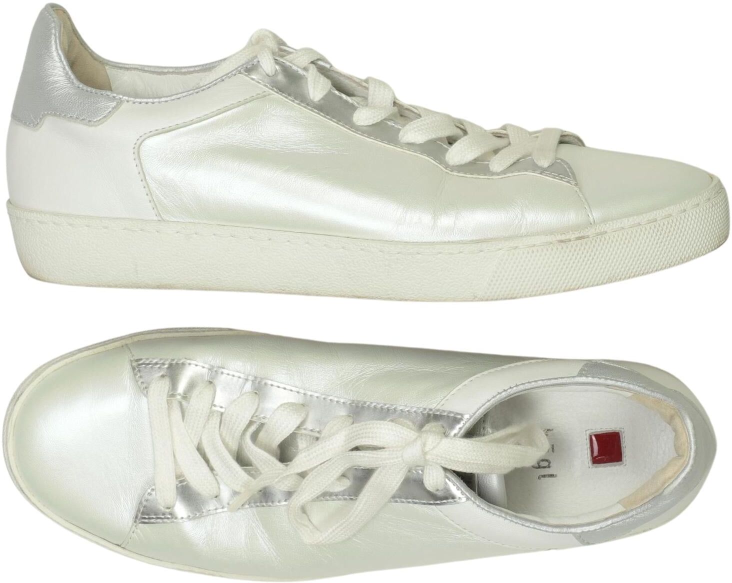 högl Damen Halbschuh, Silber, Gr. EU 36 (US 5.5), Leder - Second Hand