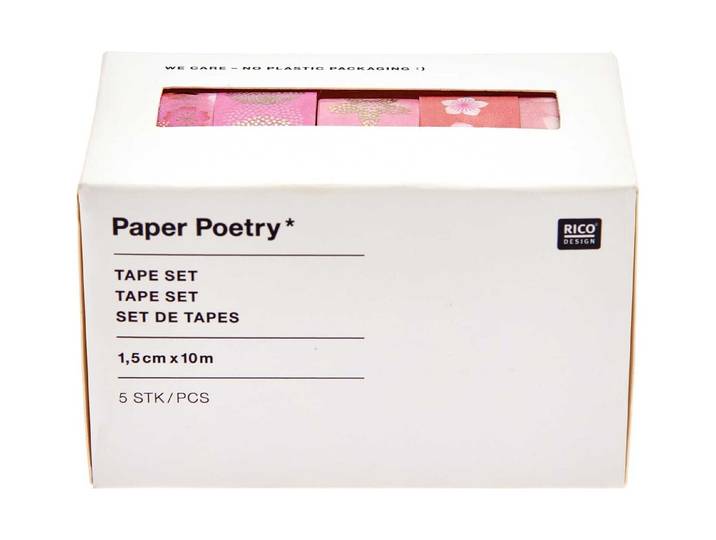 Rico Washi Tape Set Sakura, Kirschblüten