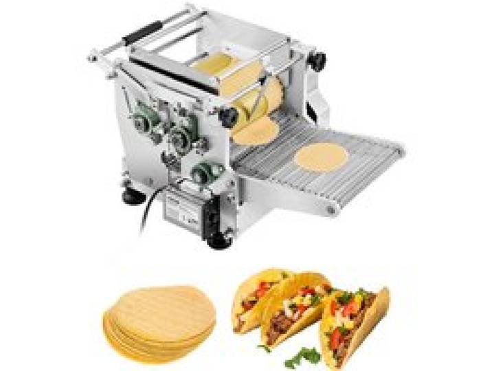 Machine Automatique de Fabrication de Tortillas de Maïs-VEVOR-Presse à Tortillas Électrique-avec Revêtement Antiadhésif