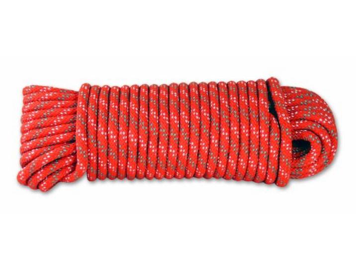 Chapuis - Corde Polypropylène / Polyamide Tressée - Résistance à la Rupture Indicative 450 kg - Diamètre 6 mm - Longueur 15 m - Loisirs et Jardinage - Orange