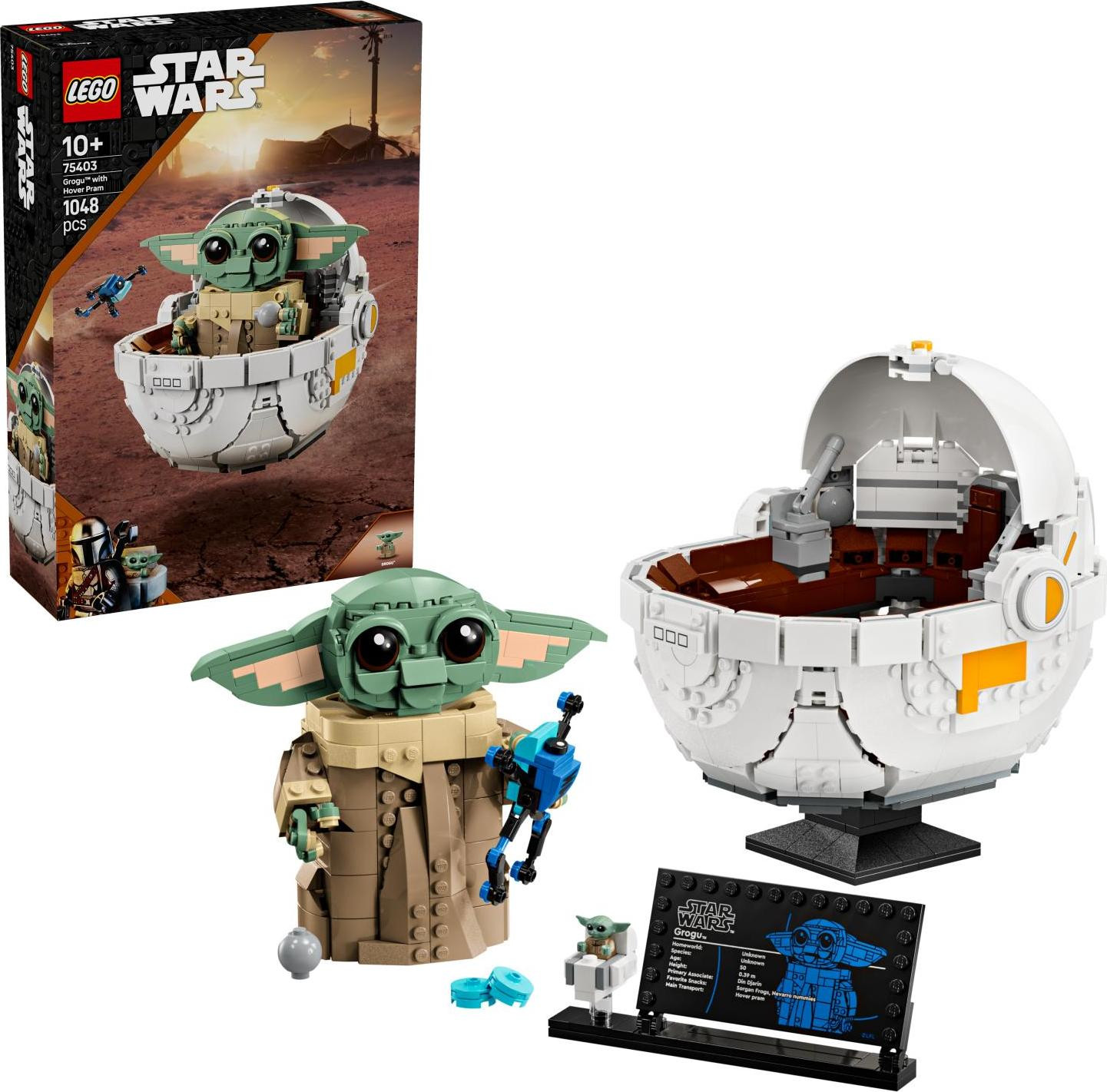 LEGO Star Wars Grogu met zweeflandingsvoertuig 75403