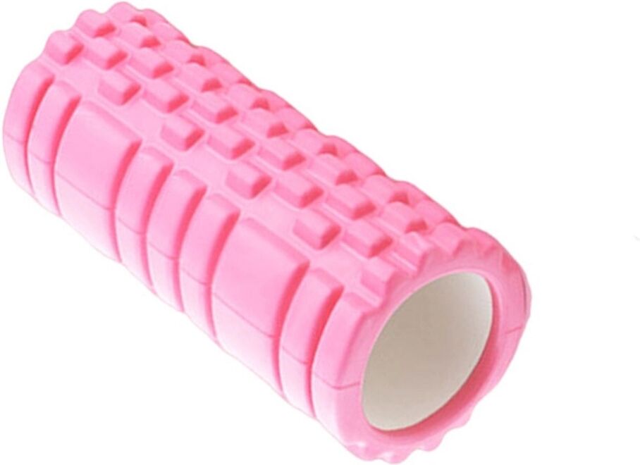 INF EVA Grid Schaumrolle – Fester Kern EVA+PVC Yoga-Schaumroller, 200kg Tragfähigkeit, Mehrere Farben Rosa