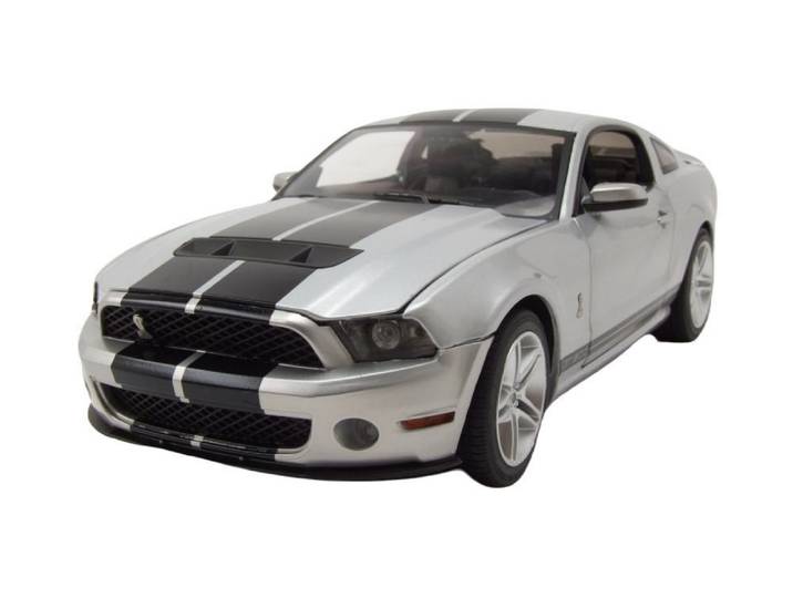 GREENLIGHT collectibles Modellauto Ford Shelby GT500 Mustang 2011 silber schwarz, Maßstab 1:18