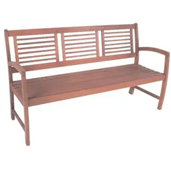 Garden Pleasure Holz-Gartenbank »Madison« für 3 Personen braun, 156x90 cm
