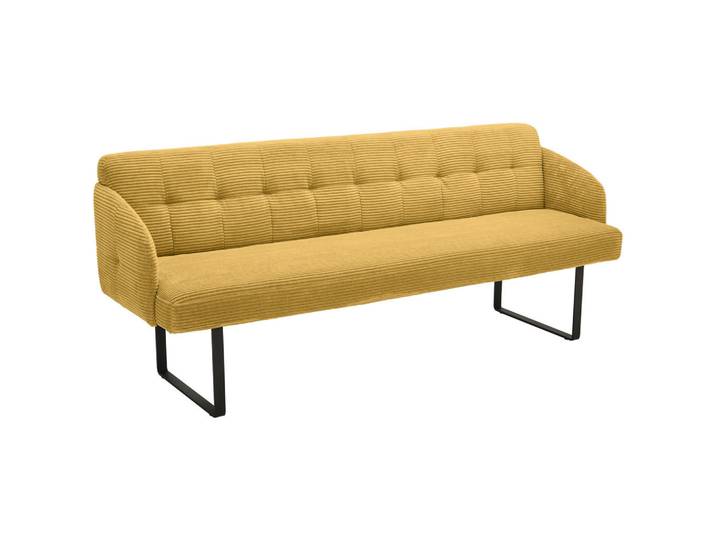 Musterring Sitzbank, Gelb, Metall, 2,5-Sitzer, 217x85x69 cm, Esszimmer, Bänke, Sitzbänke