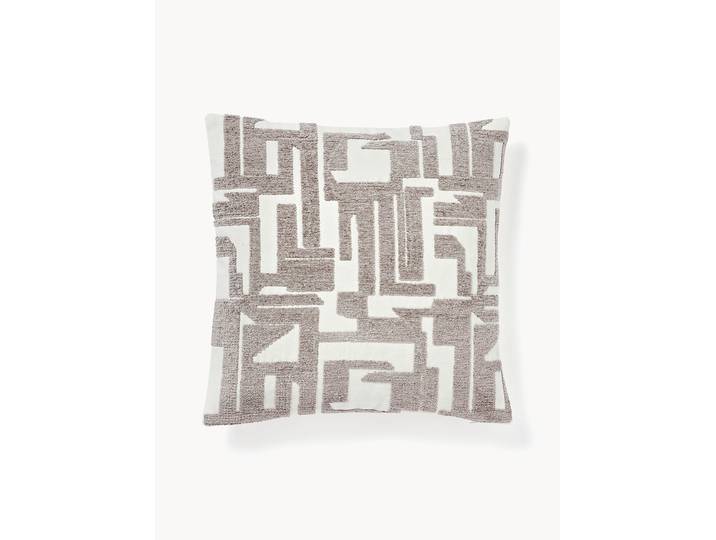 Housse de coussin brodée Fran