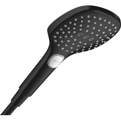 hansgrohe Raindance Select E Handbrause 120, 3-jet EcoSmart+, 28729670, Farbe: Mattschwarz