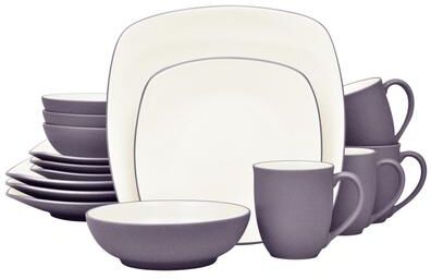 Noritake Colorwave 16-Piece Square Set, Service for 4