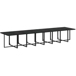 vidaXL, Gartentisch + Balkontisch, Marmelis (Ohne Fussablage) (107 x 107 x 74 cm)