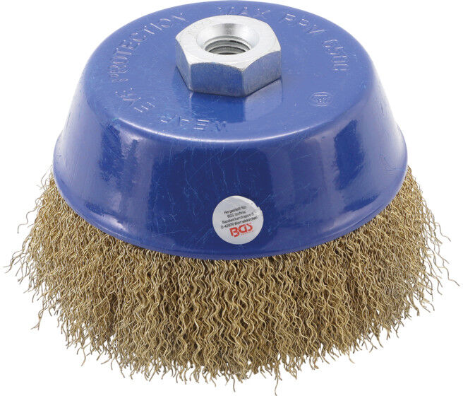 Brosse ronde réception M14 x 2 Ø 125 mm x 75 mm BGS ; BGS technic (3988)