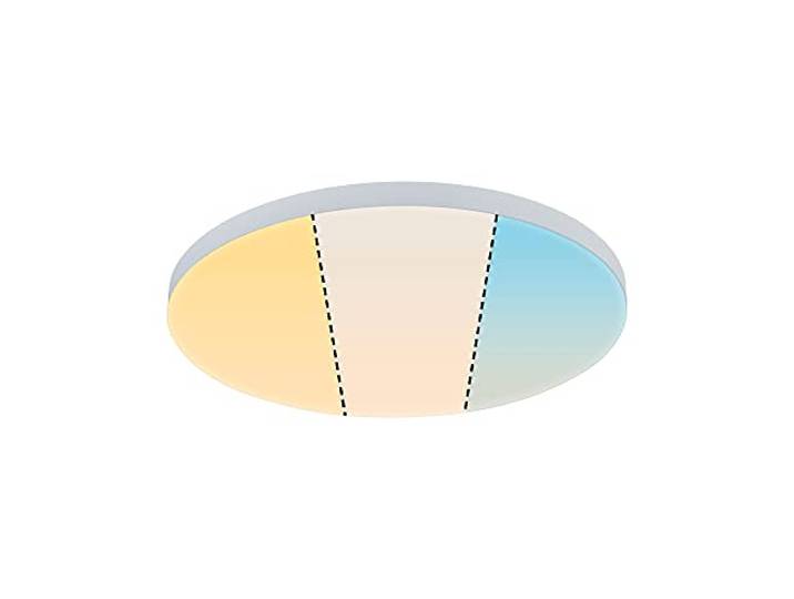 Paulmann 79893 LED Panel Velora rund 400mm 2130lm White Switch Weiß rund Deckenleuchte Metall 3000 K