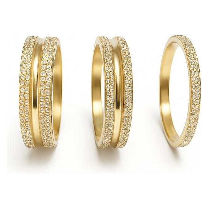 NG Sports Knurlee Spacer Set, 1 1/8"/28.6, 1x10mm/1x5mm/1x2.5mm, cash-eema gold (57463605)