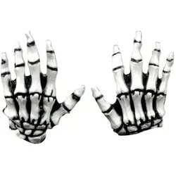 Ghoulish Skeletthände für Kinder weiss