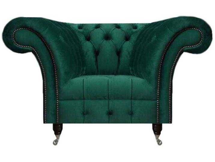 Xlmoebel Chesterfield-Sessel Chesterfield Sessel Wohnzimmer Sitzmöbel Luxus Einsitzer (Sessel), Made in Europa