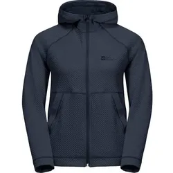 JACK WOLFSKIN Damen Unterjacke FERNWEH HOODED JKT W, Größe M in Blau Blau