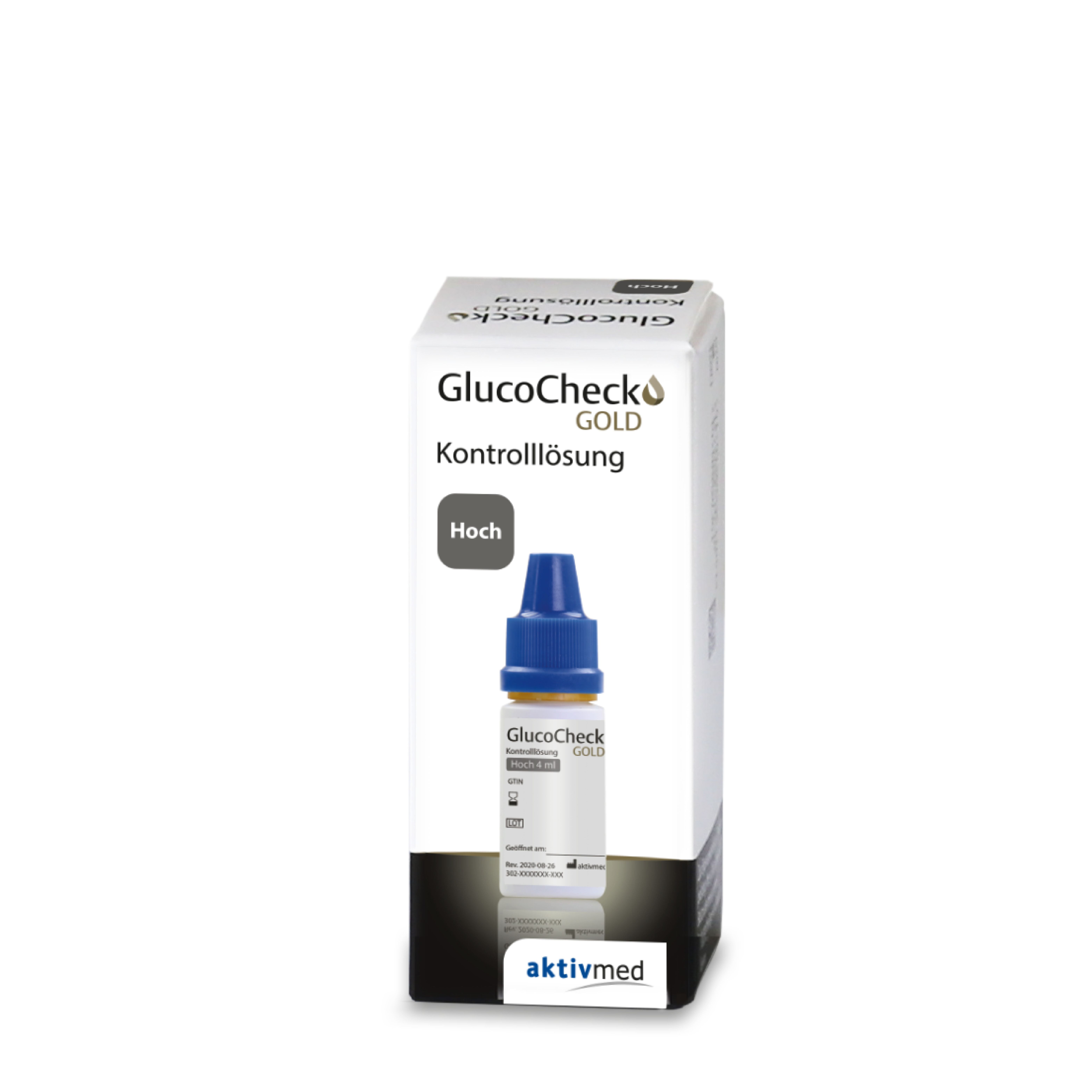 Glucocheck Gold Kontrolllösung hoch 4 ml Flüssigkeit
