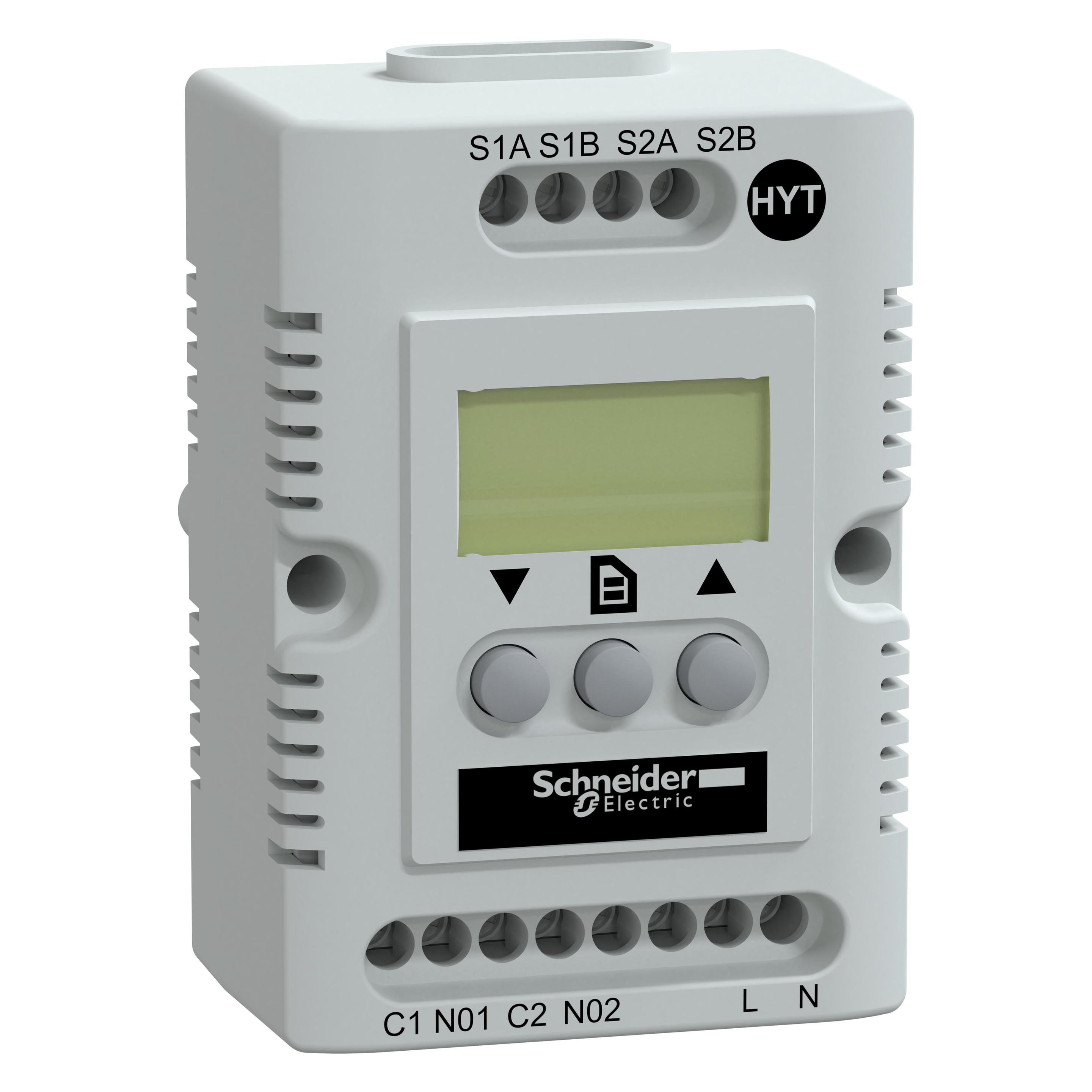 Schneider Electric Thermostat Climasys Hygrostat Hygrotherm 230V (NSYCCOHYT230VID)