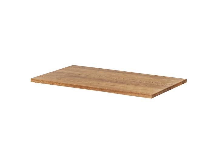 Plateau supérieur massif 80cm Marron
