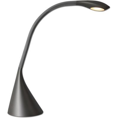 NÄVE LED Tischleuchte "Alf", grau, Ø 13,5cm H: 39,5cm, 1 Stk., Leuchten, 3-Stufen dimmbar, touch function,USB output, charging station 5V DC, Schreibtischlampe
