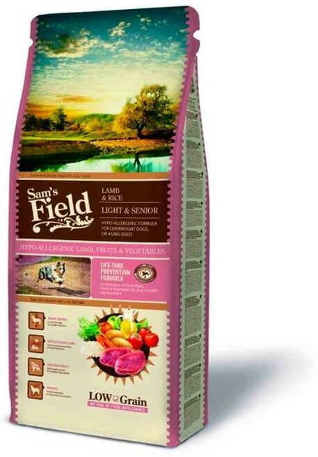 Sams Field Lamb & Rice Light & Senior 13 kg