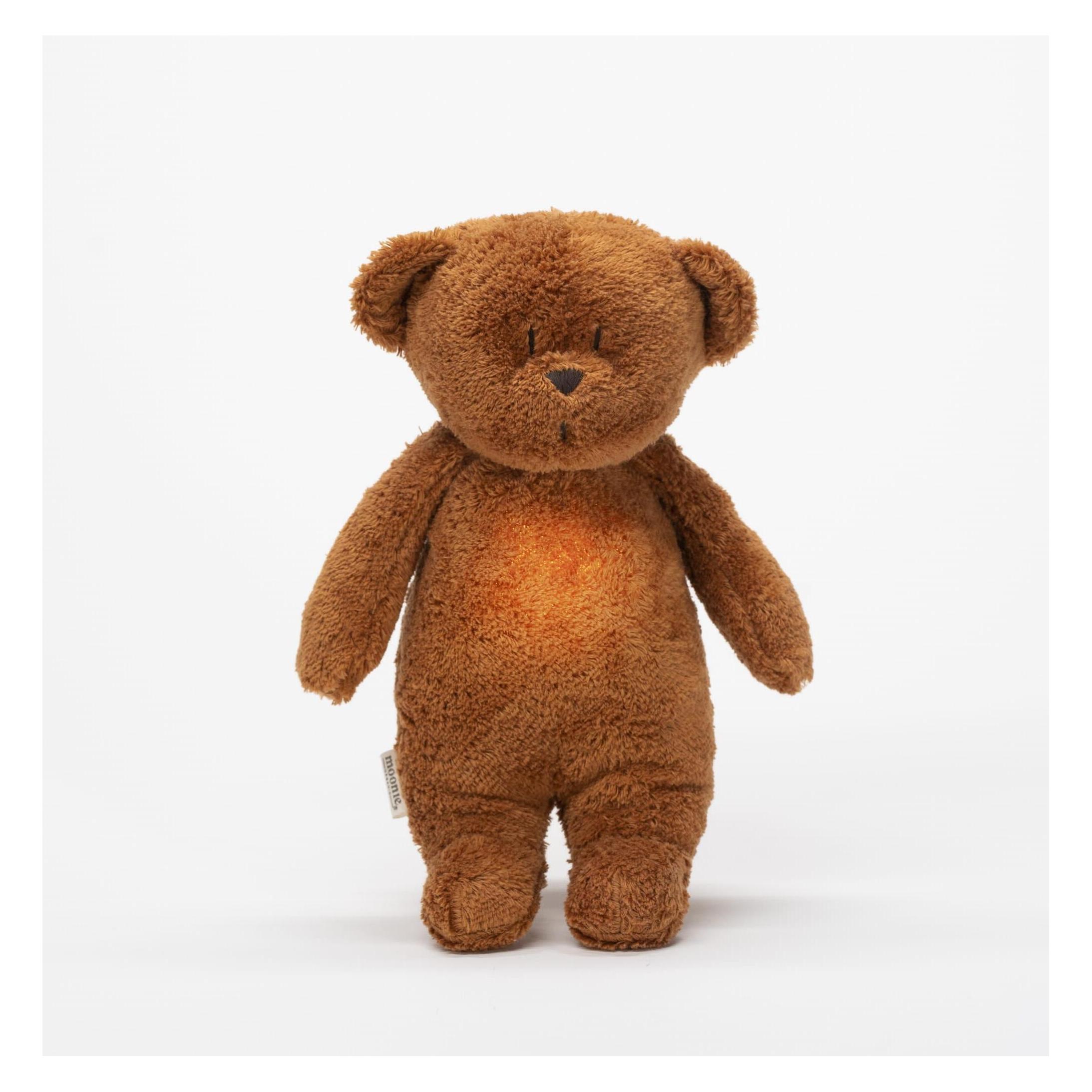 Moonie The organic Humming Bear with Lamp Polar 2.0 (28 cm) (8645MOO)