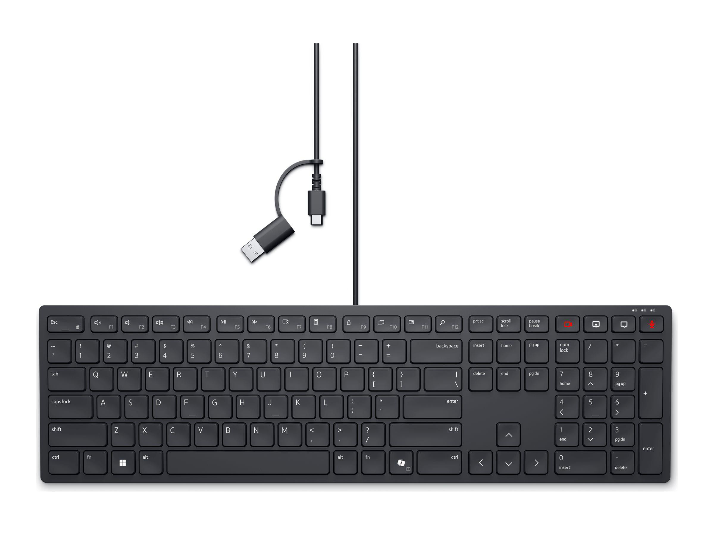 Dell KB525C Tastatur kabelgebunden, Schwarz