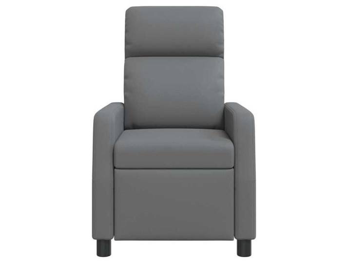 Meuble - Fauteuil - Gris - Fauteuil inclinable Gris Simili cuir_41838