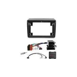 ACV Radioblende 9 Zoll mit Radioanschlusskit Lenkradfernbedienung Citroen / F...
