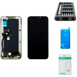 iPhone XS OLED Display schwarz - Premium-Set