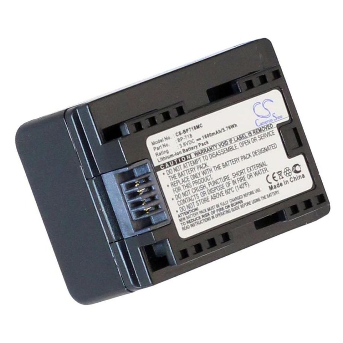 NoName Battery for BP-718 replacement battery (Kamera Akku) (BP-718)