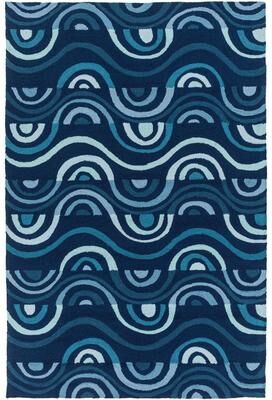 "Hand-hooked Lina Geometric Area Rug - 8' x 10' 6"""
